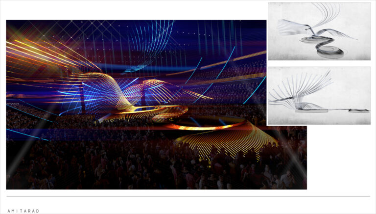 eurovision bird stage_design by maya hanoch